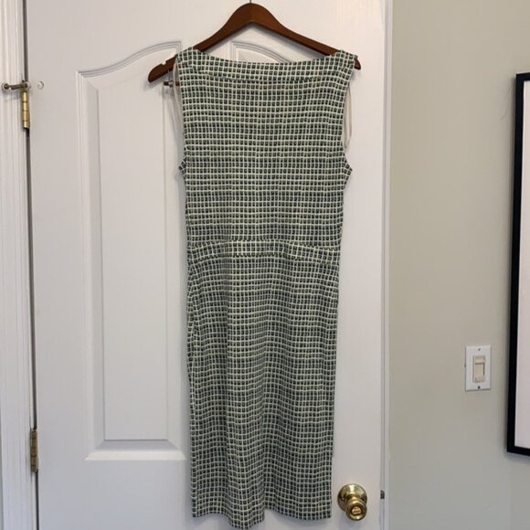 *TORY BURCH* 100% Silk V-Neck Printed Dress - Picture 8 of 10